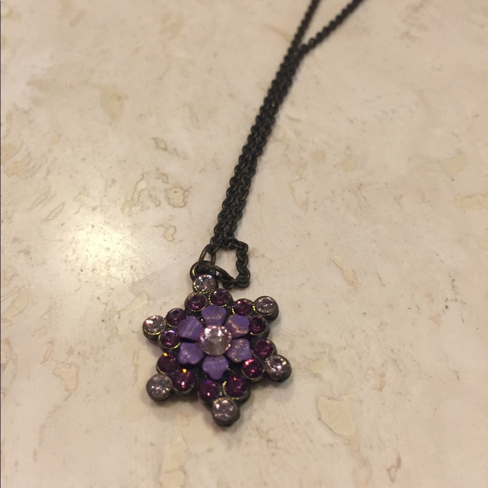 Michal Negrin Purple Star Necklace